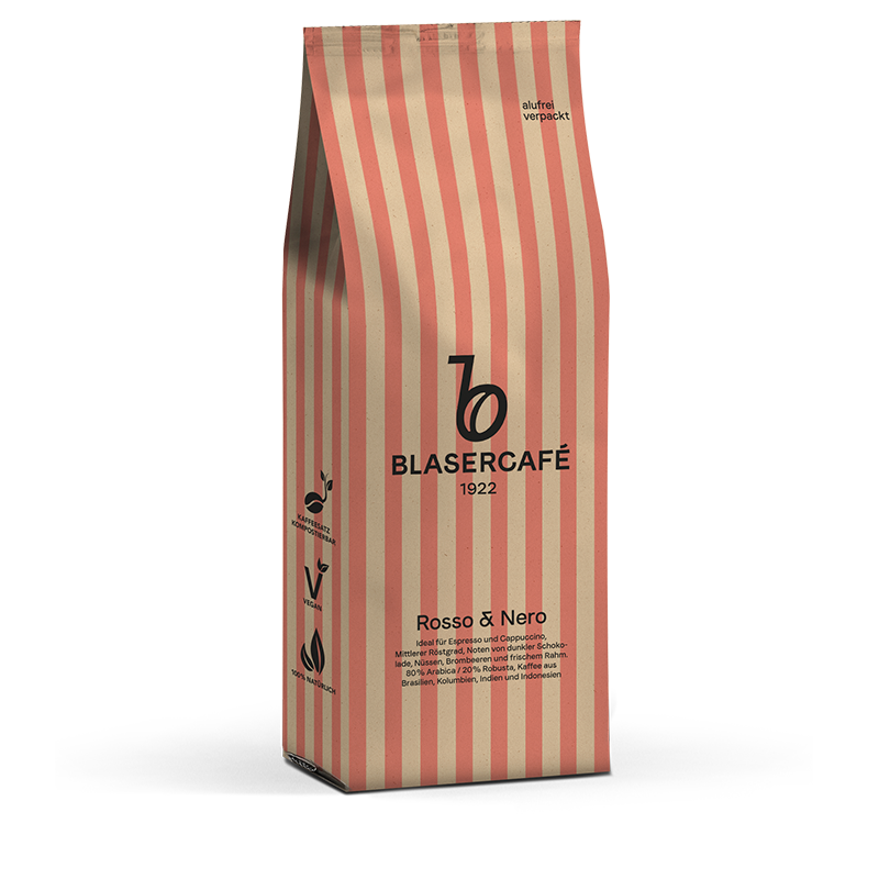 Rosso e Nero Bohnenkaffee 1Kg