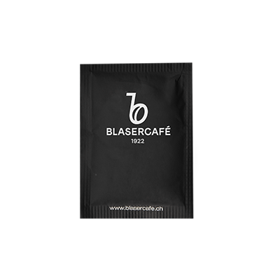 Blasercafé Zucker Sachet schwarz